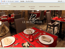 Tablet Screenshot of beausoleilhotel.com